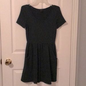 Short sleeve sweater dress